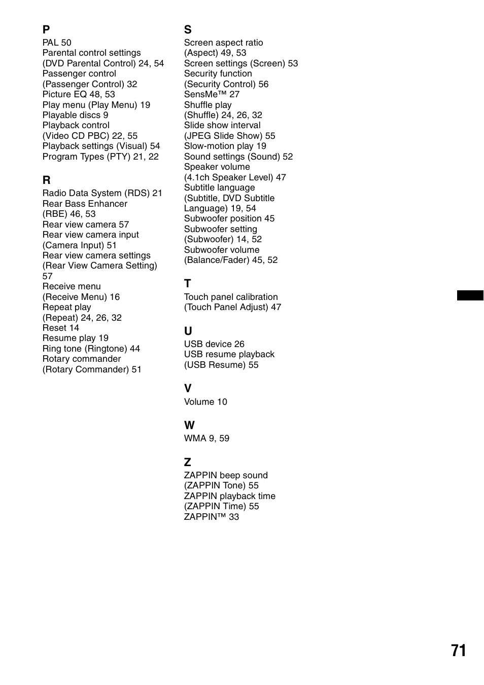 Sony XAV-70BT User Manual | Page 71 / 220