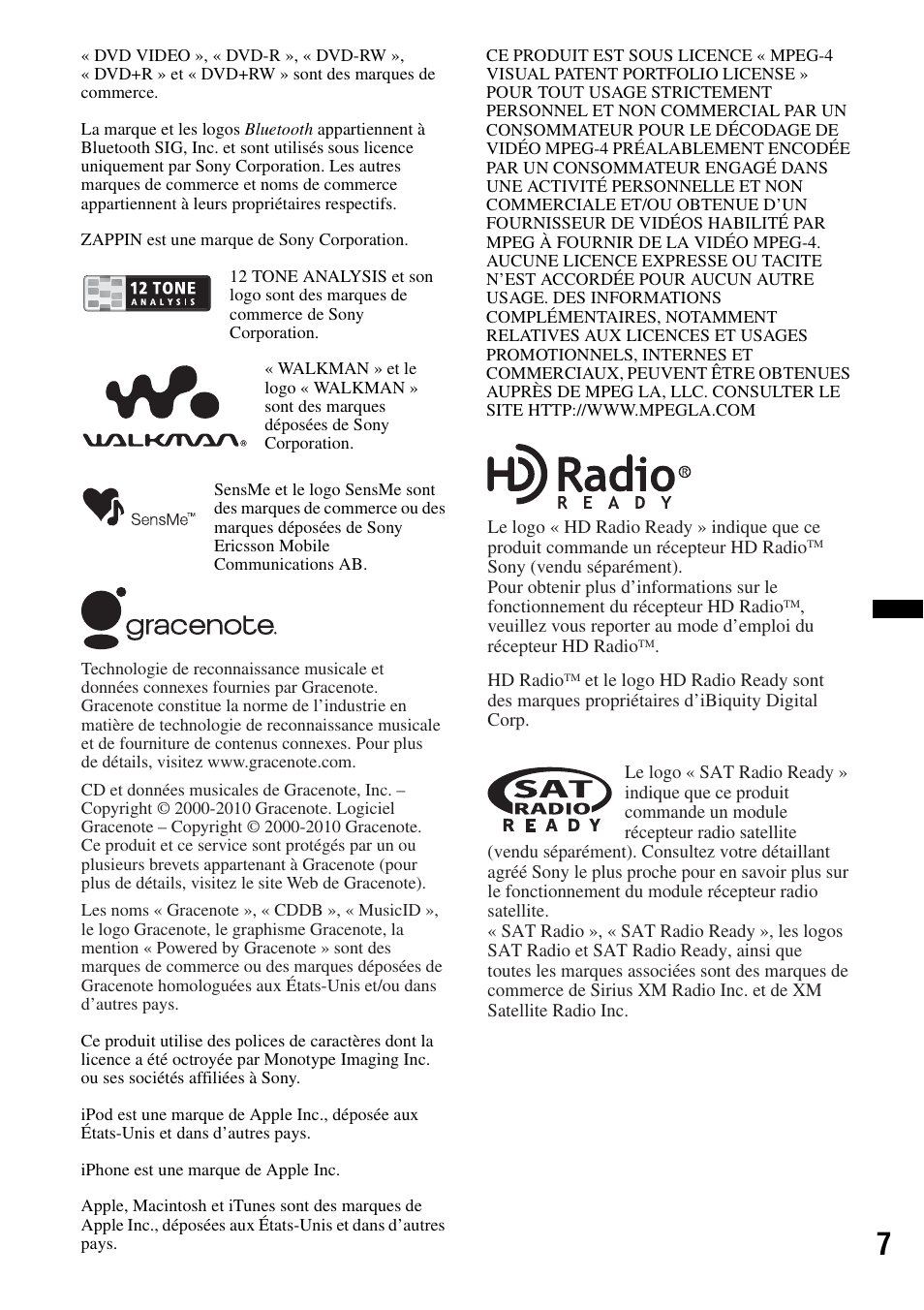 Sony XAV-70BT User Manual | Page 77 / 220