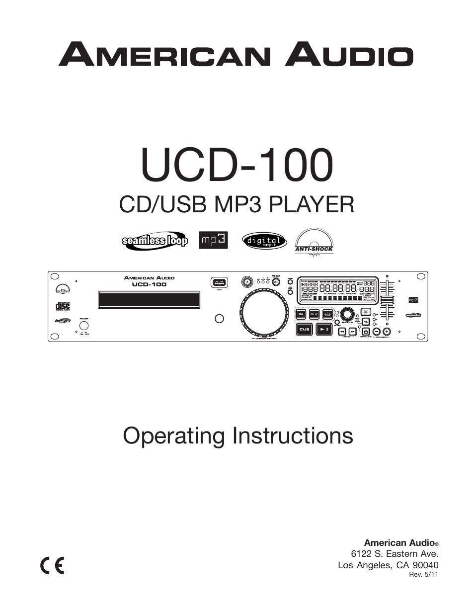 American Audio UCD-100 User Manual | 31 pages