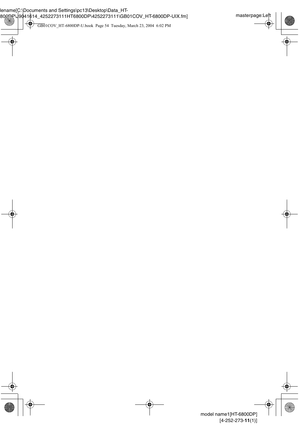 Sony HT-6800DP User Manual | Page 54 / 56