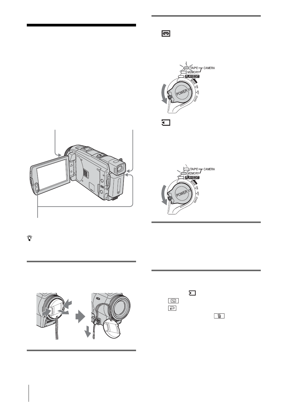Recording, Recording movies | Sony DCR-HC85 User Manual | Page 24 / 152