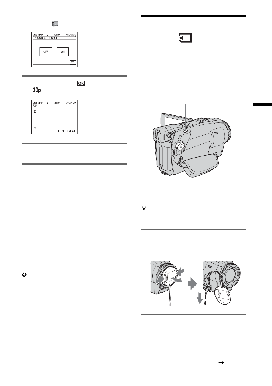 Recording still images – memory photo recording, Recording still images | Sony DCR-HC85 User Manual | Page 29 / 152