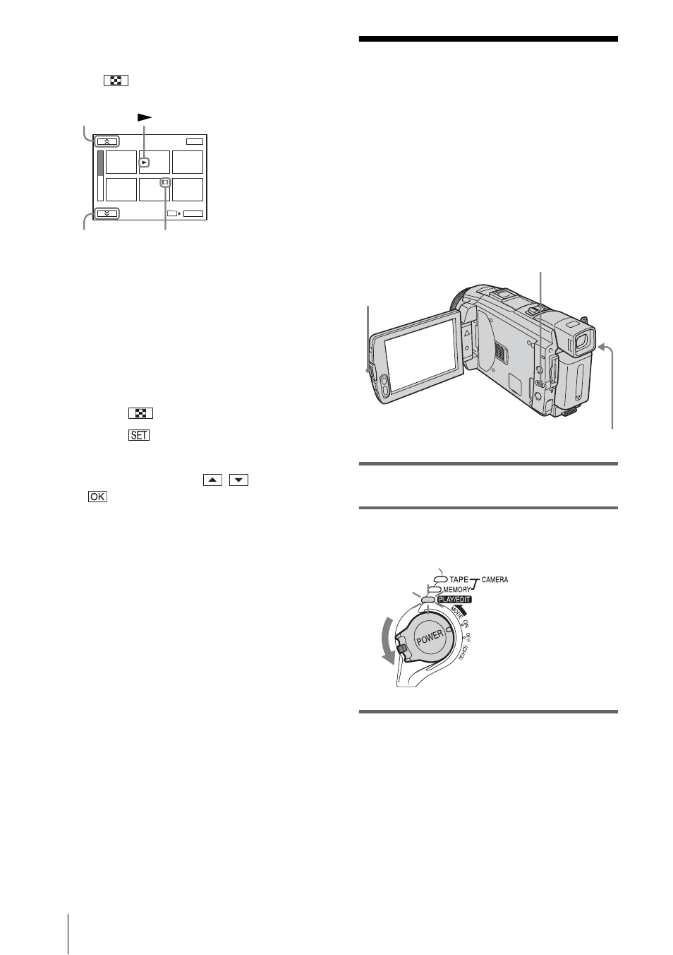 Playing back with ease – easy handycam, Playing back with ease | Sony DCR-HC85 User Manual | Page 54 / 152