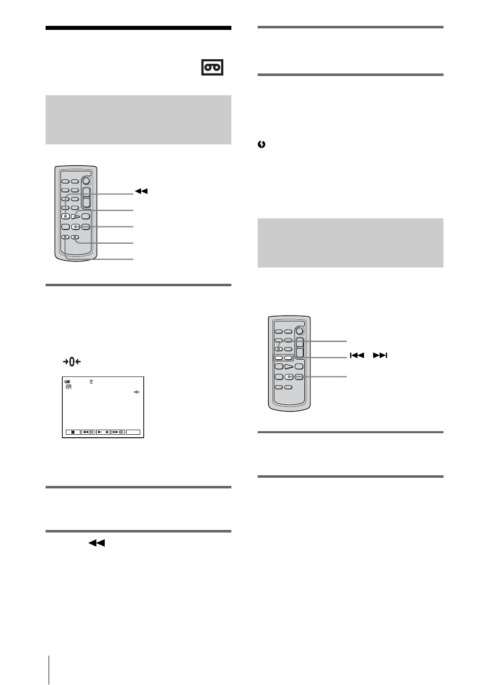 Locating a scene on a tape for playback, P. 60) | Sony DCR-HC85 User Manual | Page 60 / 152