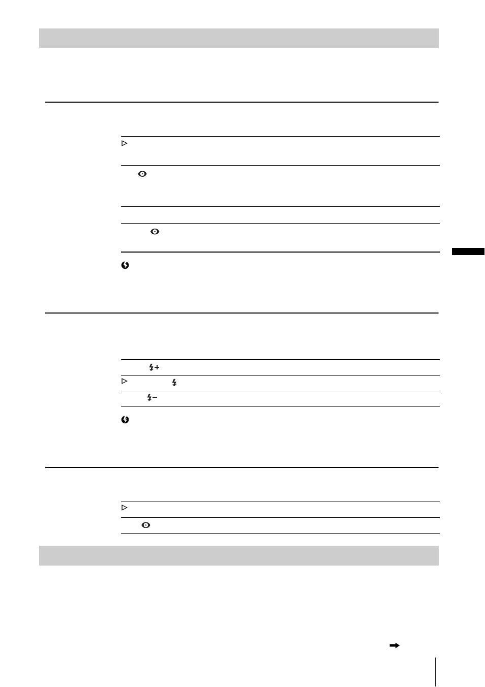 P. 67), Flash set, Super nsplus | Flash mode, Flash level, Redeye reduc | Sony DCR-HC85 User Manual | Page 67 / 152