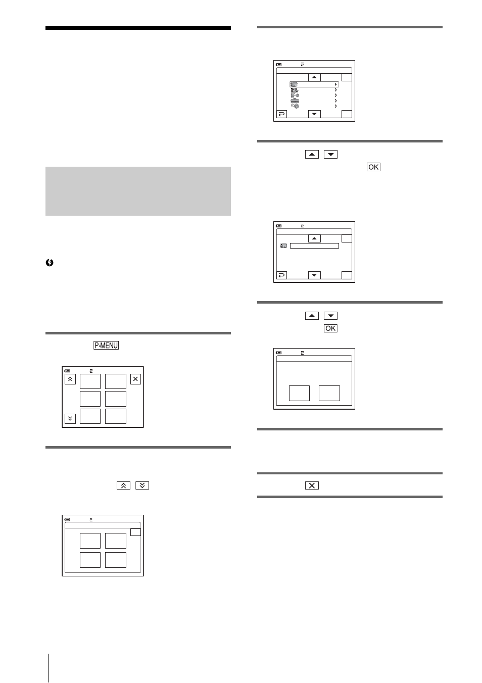 Customizing personal menu, Adding a menu – add, Touch | Touch [p-menu set up, Touch [add, Touch / to select a menu category, then touch, Touch / to select a menu item, then touch, Touch [yes, The menu is added to the end of the list | Sony DCR-HC85 User Manual | Page 90 / 152