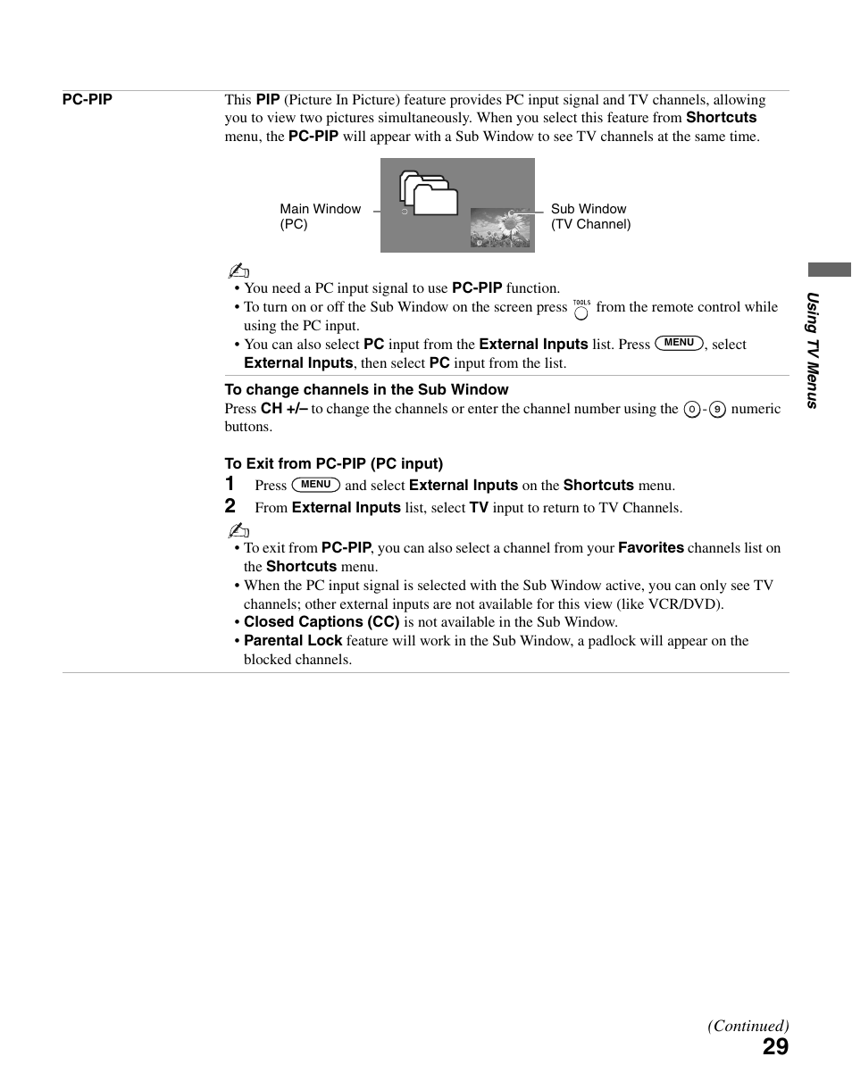 Sony KDL-26M4000 User Manual | Page 29 / 48