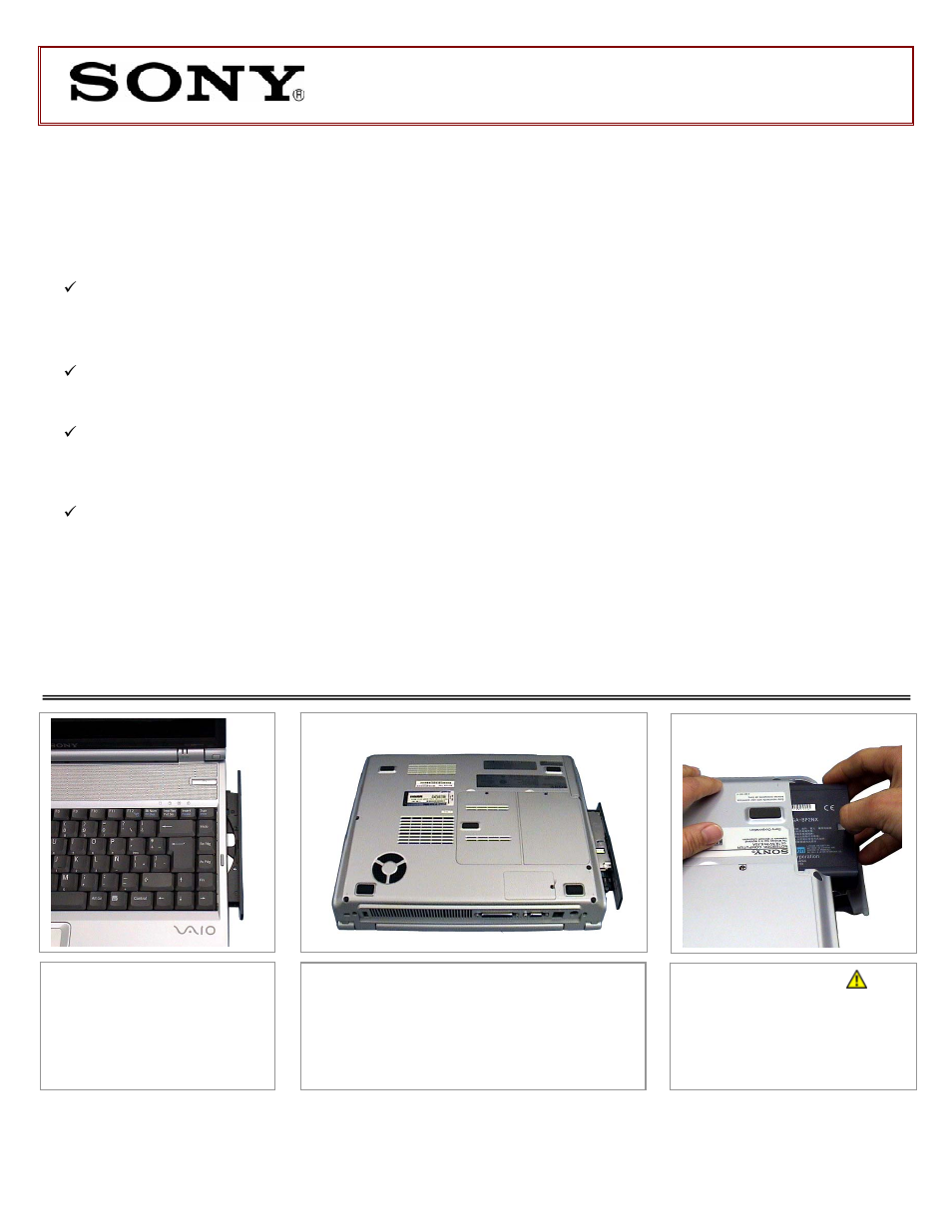 Sony PCG-K15 User Manual | 2 pages