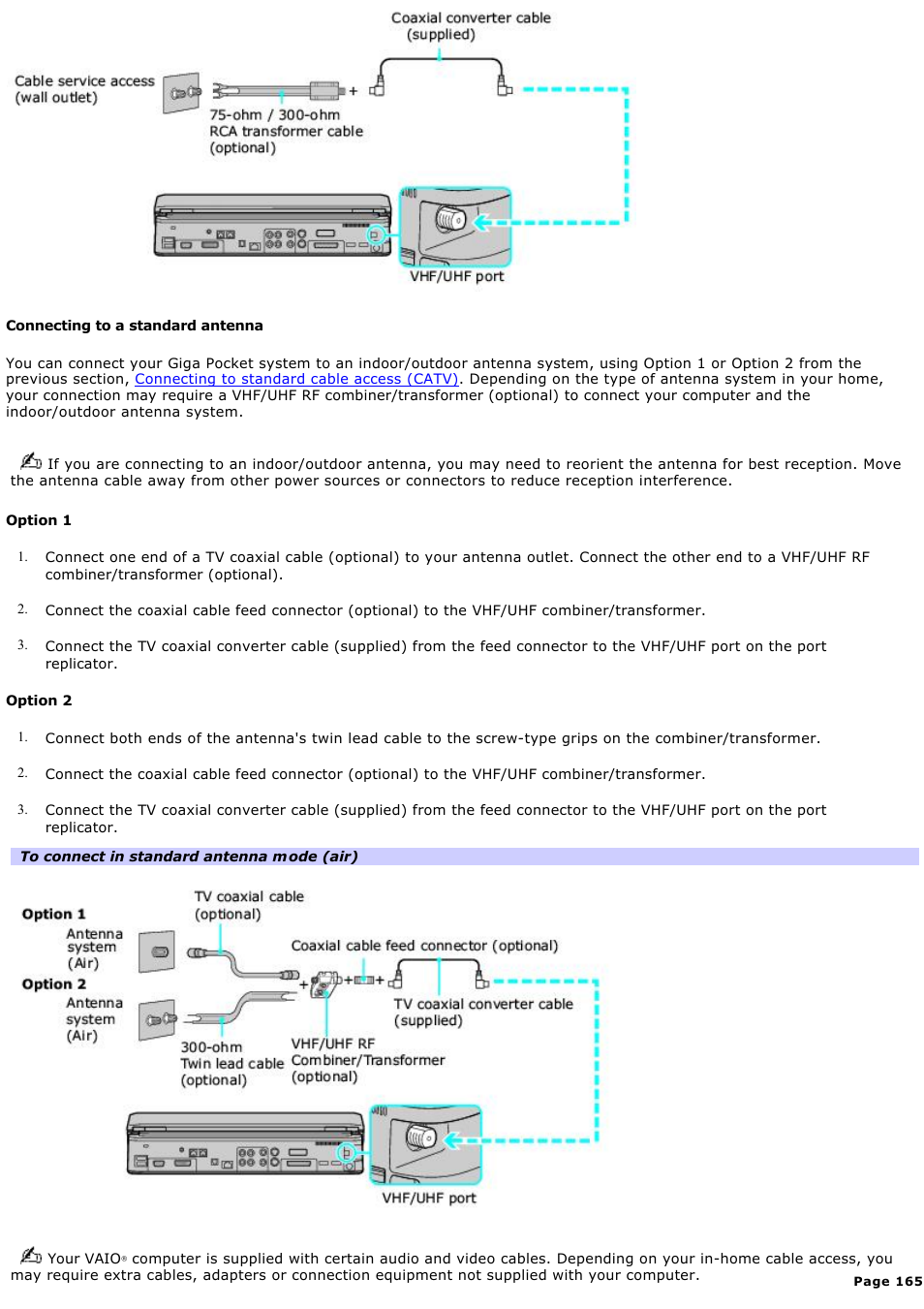 Sony VGN-A190 User Manual | Page 165 / 315