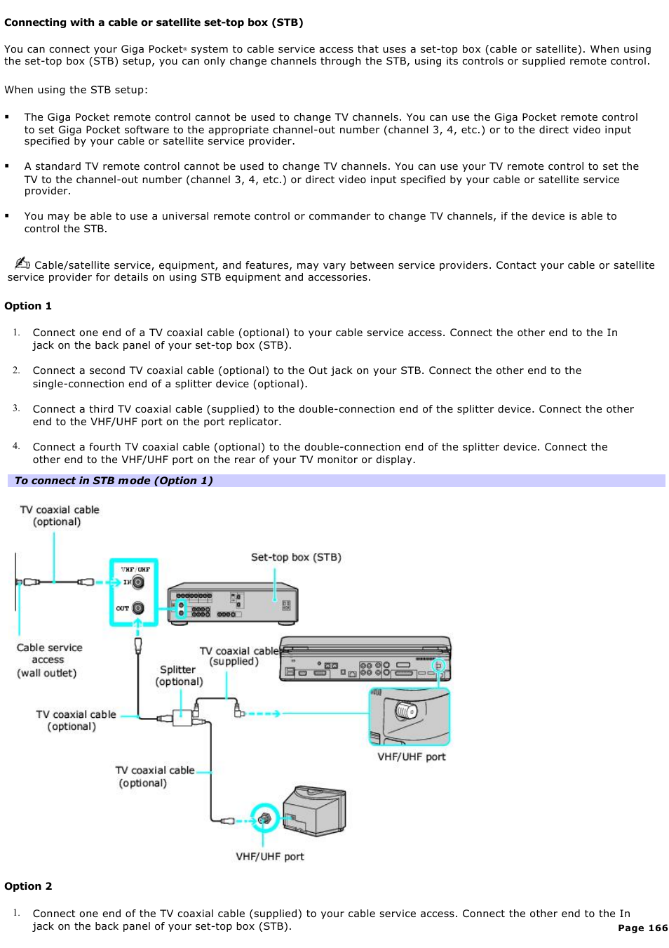 Sony VGN-A190 User Manual | Page 166 / 315