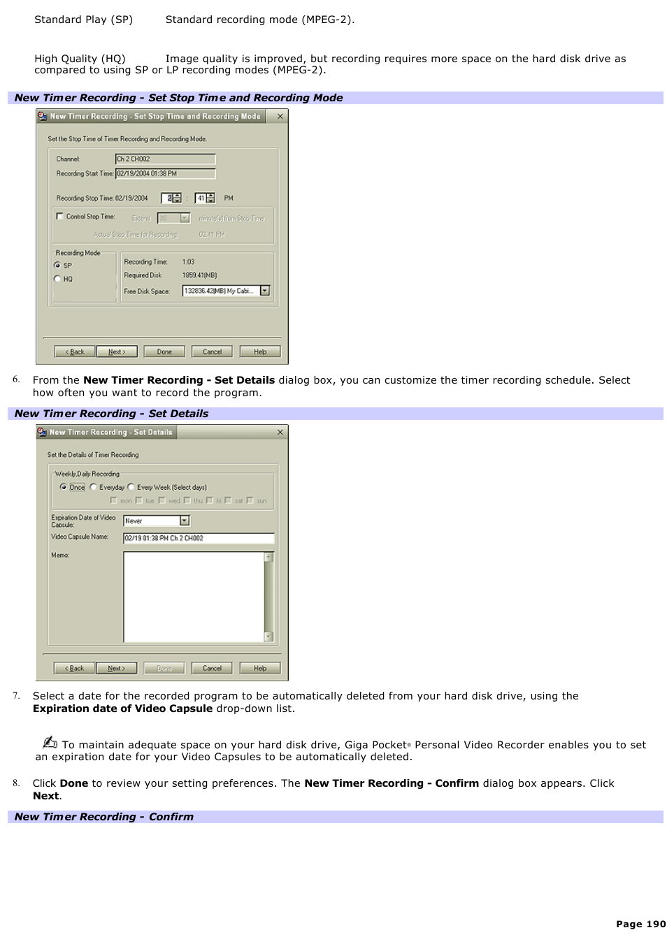 Sony VGN-A190 User Manual | Page 190 / 315