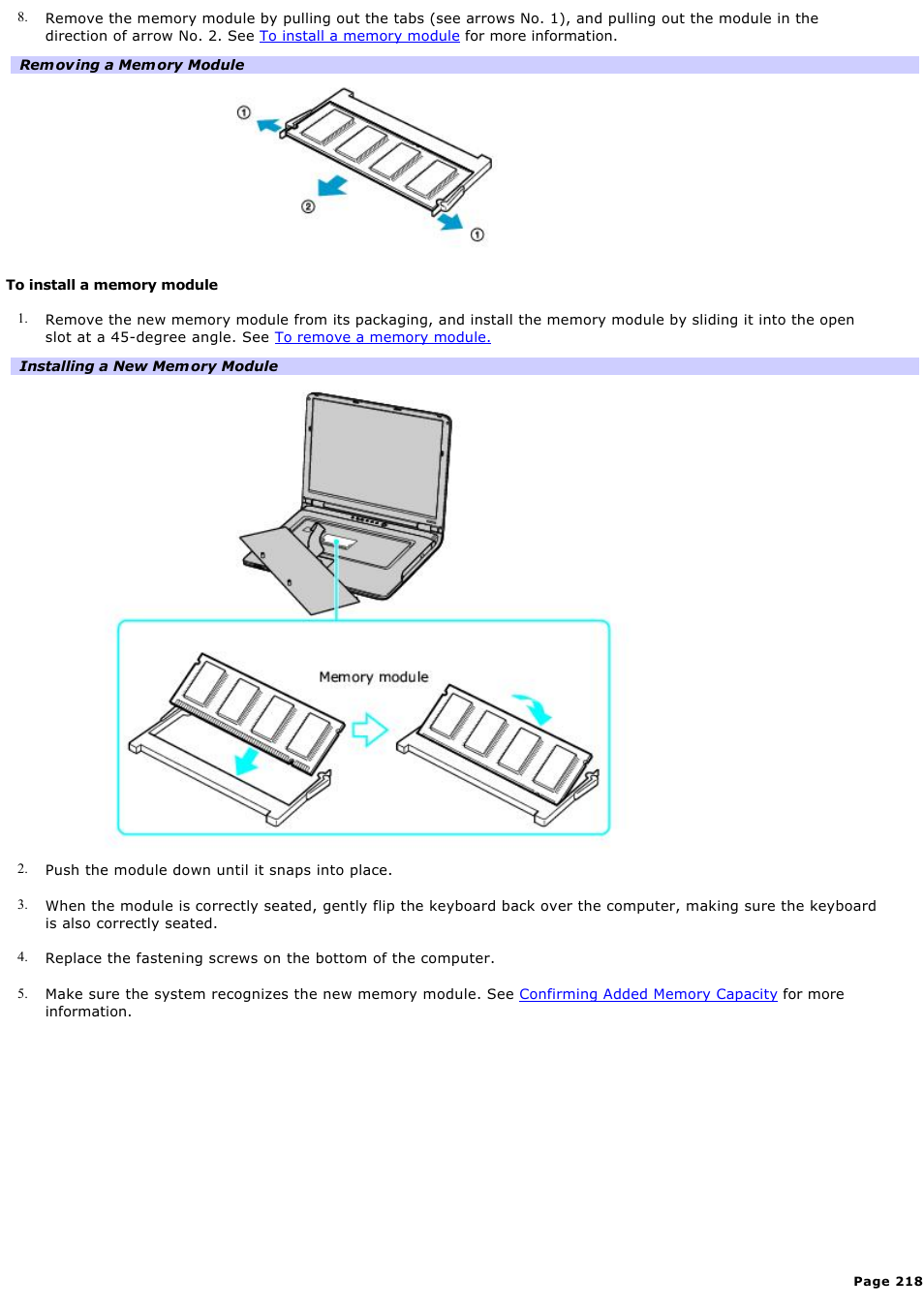 Sony VGN-A190 User Manual | Page 218 / 315