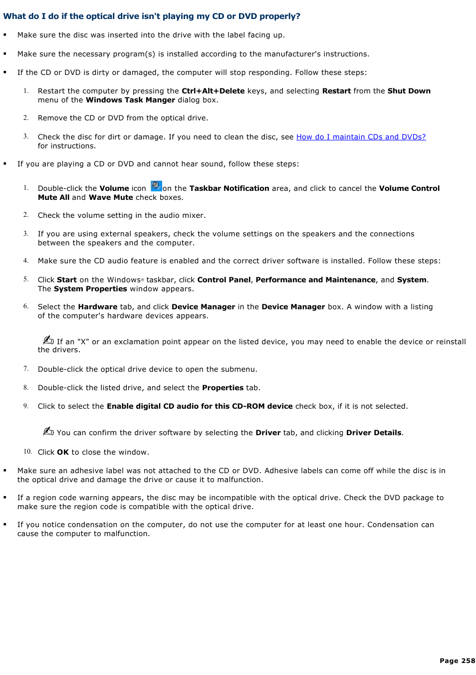 Sony VGN-A190 User Manual | Page 258 / 315