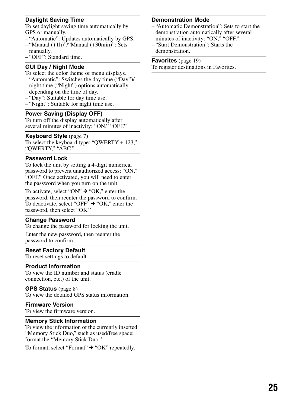 Sony NV-U83T User Manual | Page 25 / 31