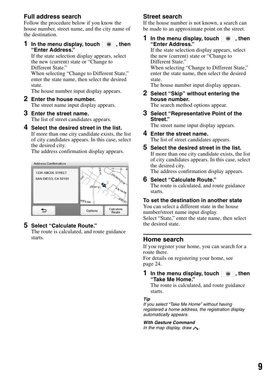 Home search | Sony NV-U83T User Manual | Page 9 / 31