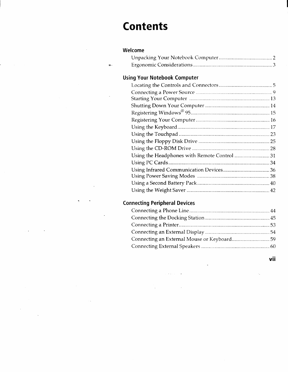 Sony PCG-717 User Manual | Page 6 / 154