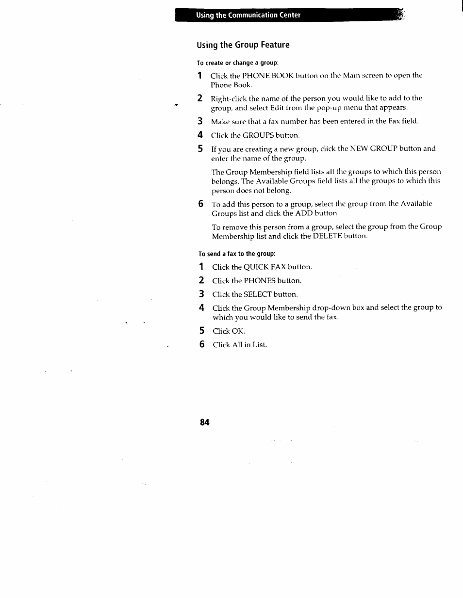 Using the group feature | Sony PCG-717 User Manual | Page 91 / 154