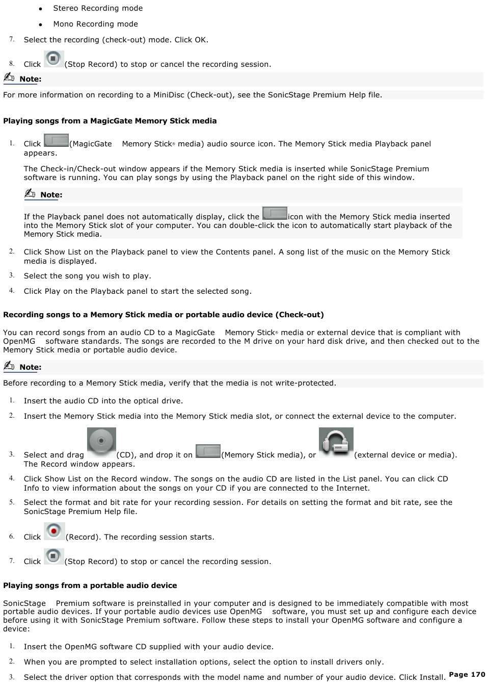 Sony PCG-GR300K User Manual | Page 170 / 198