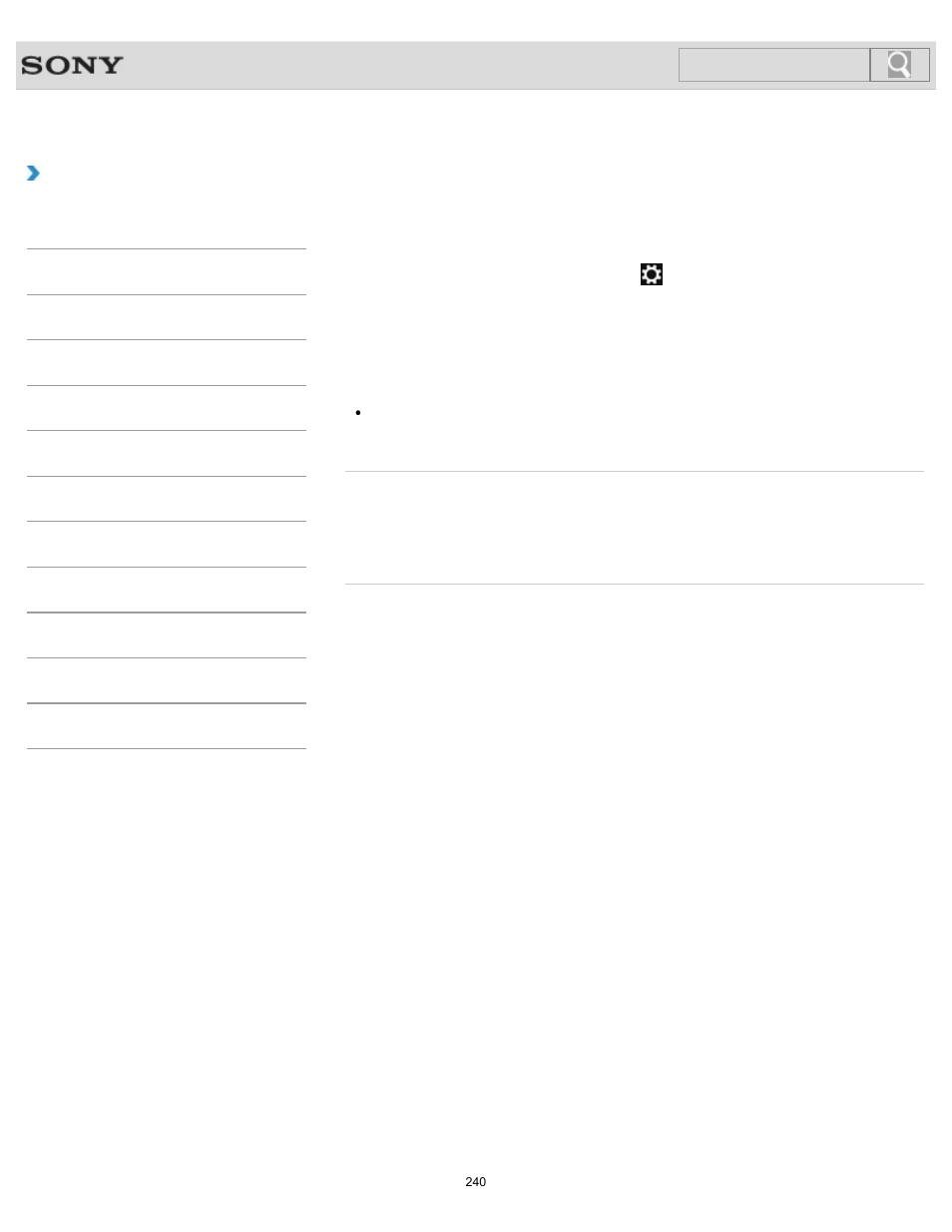 Stopping bluetooth(r) communications, How to use, Search | Sony SVS1512GPXB User Manual | Page 240 / 417
