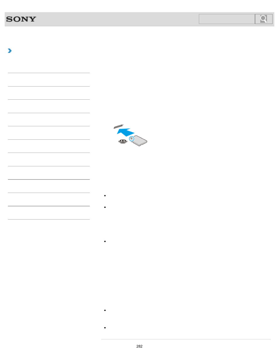 Inserting/removing “memory stick, Details, How to use | Search | Sony SVS1512GPXB User Manual | Page 282 / 417