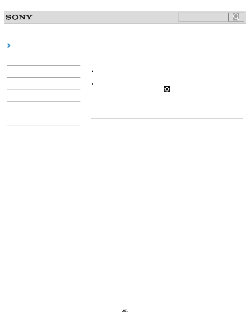 Troubleshooting, Search | Sony SVS1512GPXB User Manual | Page 353 / 417