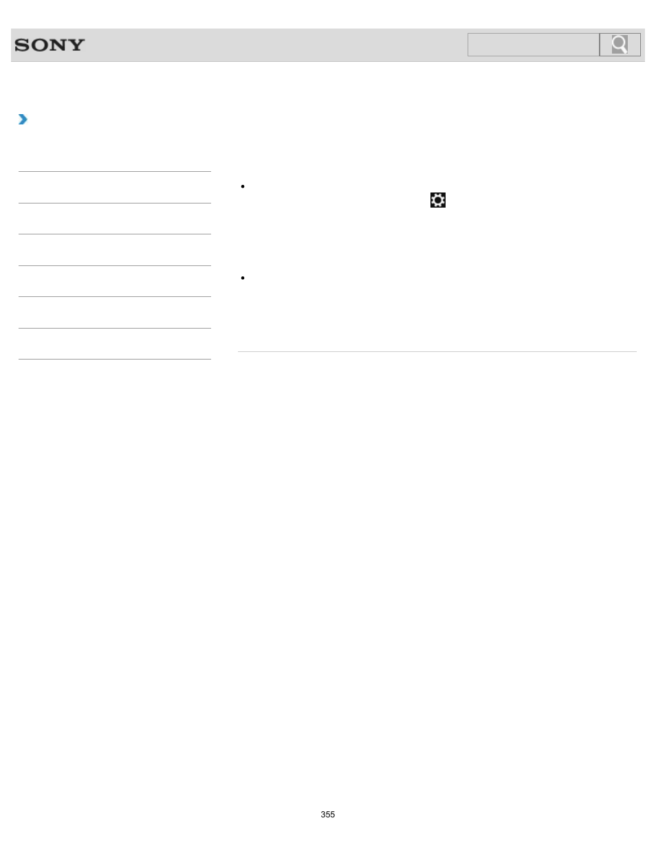 Troubleshooting, Search | Sony SVS1512GPXB User Manual | Page 355 / 417