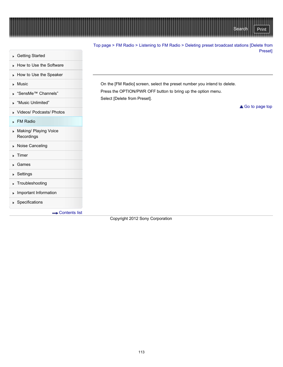 Sony NWZ-E475BLK User Manual | Page 113 / 231