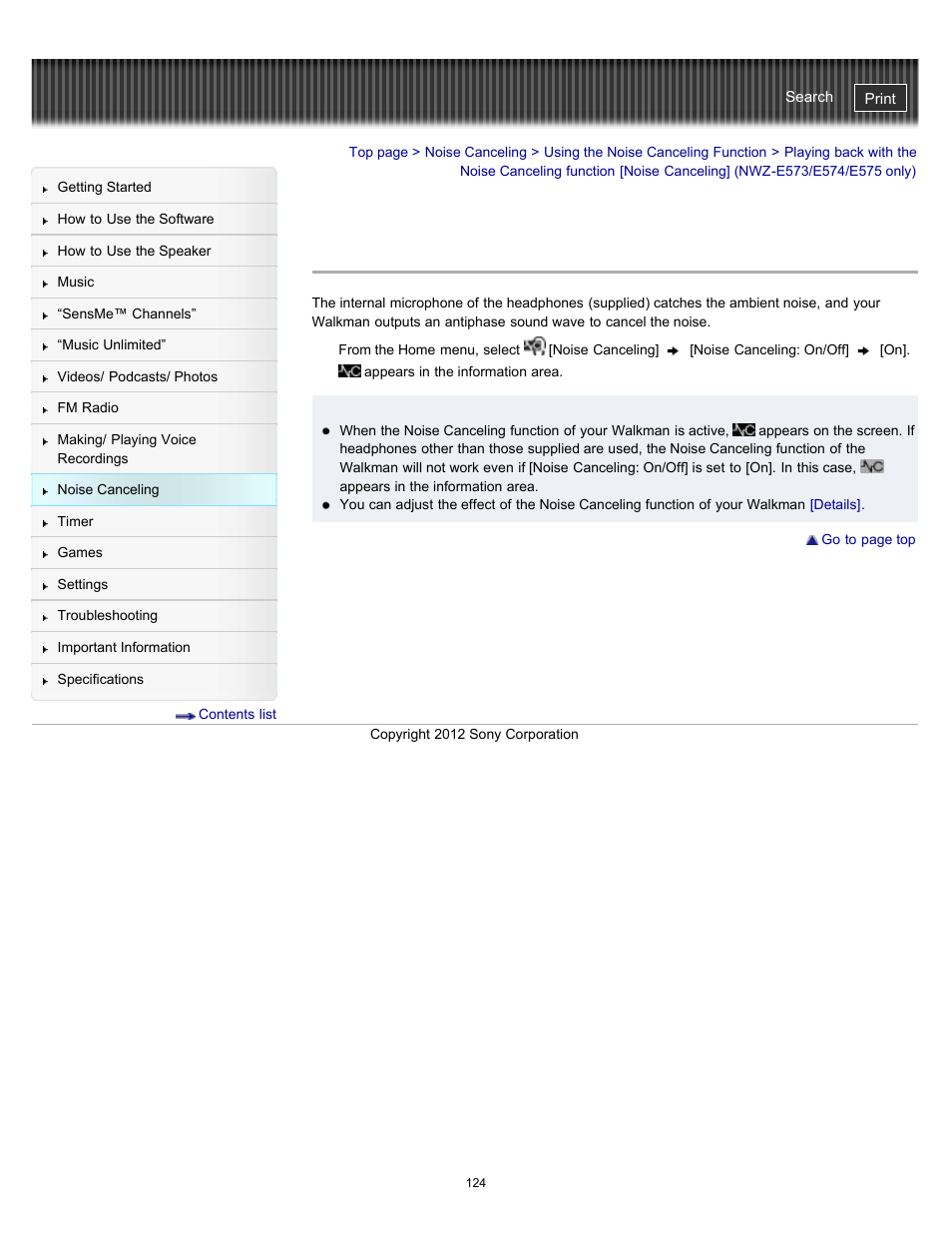 E573/e574/e575 only), Details | Sony NWZ-E475BLK User Manual | Page 124 / 231