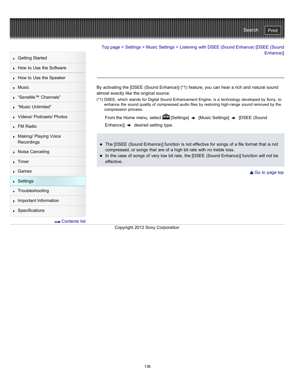 Sony NWZ-E475BLK User Manual | Page 136 / 231