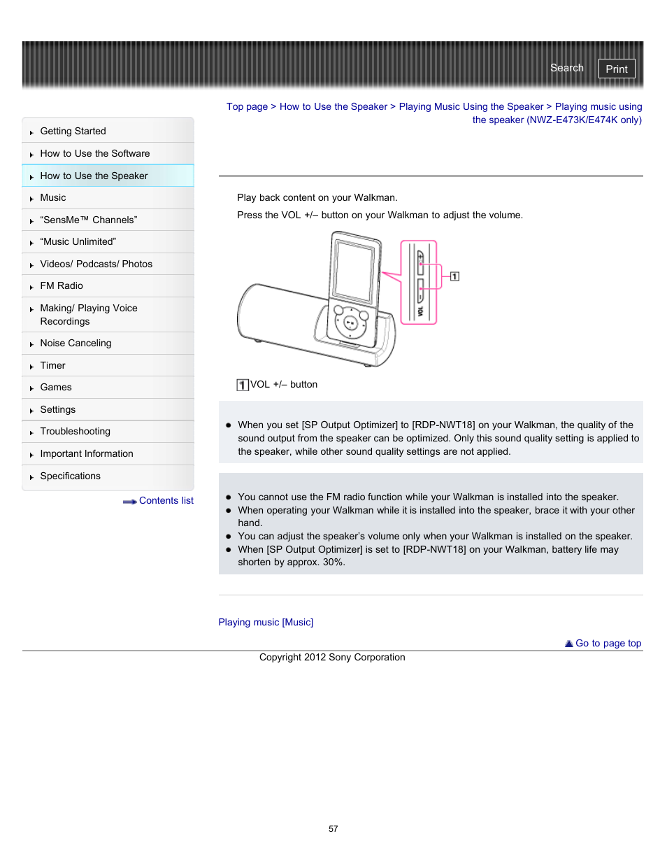 Sony NWZ-E475BLK User Manual | Page 57 / 231