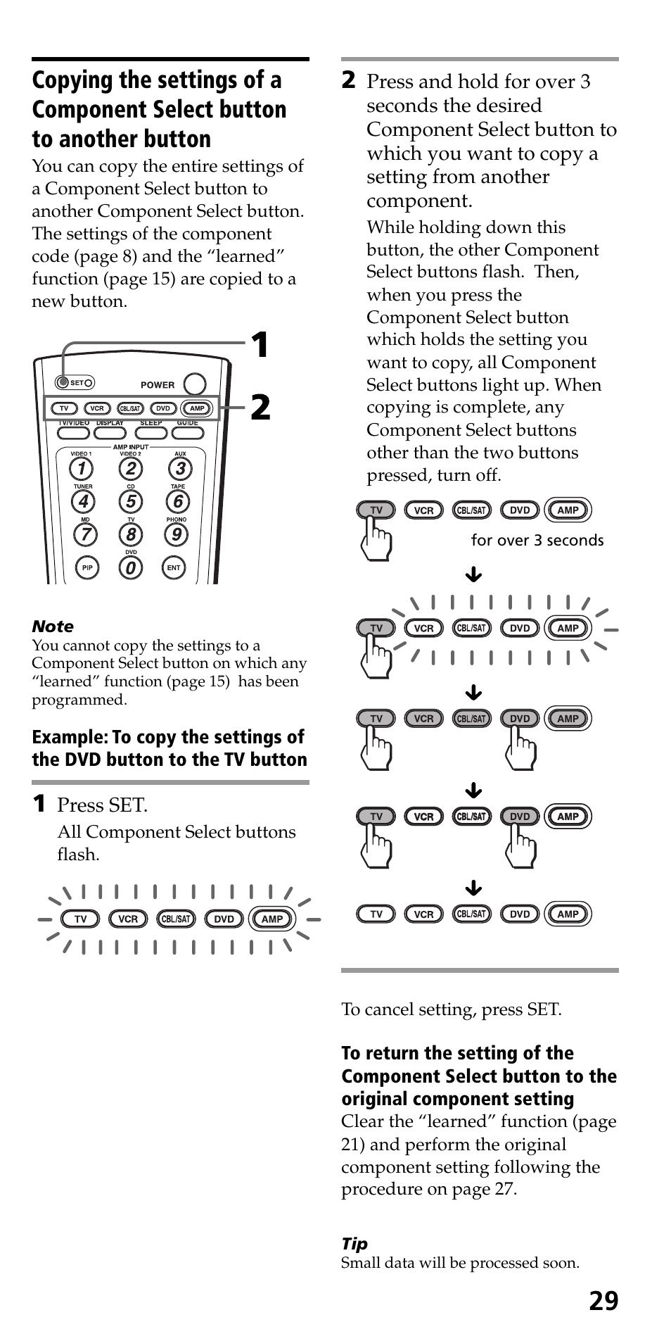 Sony RM-VL700S User Manual | Page 29 / 40