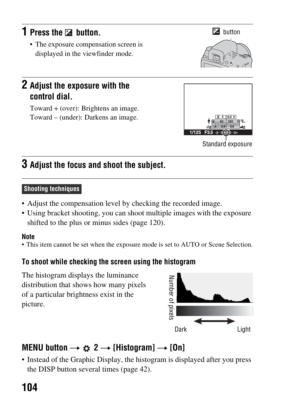 Sony DSLR-A580L User Manual | Page 104 / 199