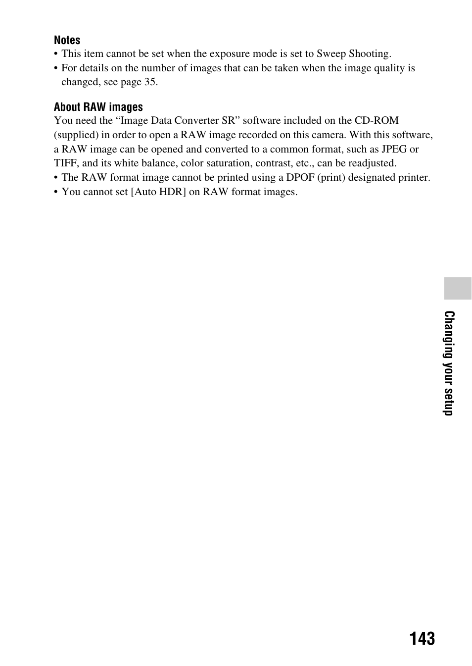 Sony DSLR-A580L User Manual | Page 143 / 199