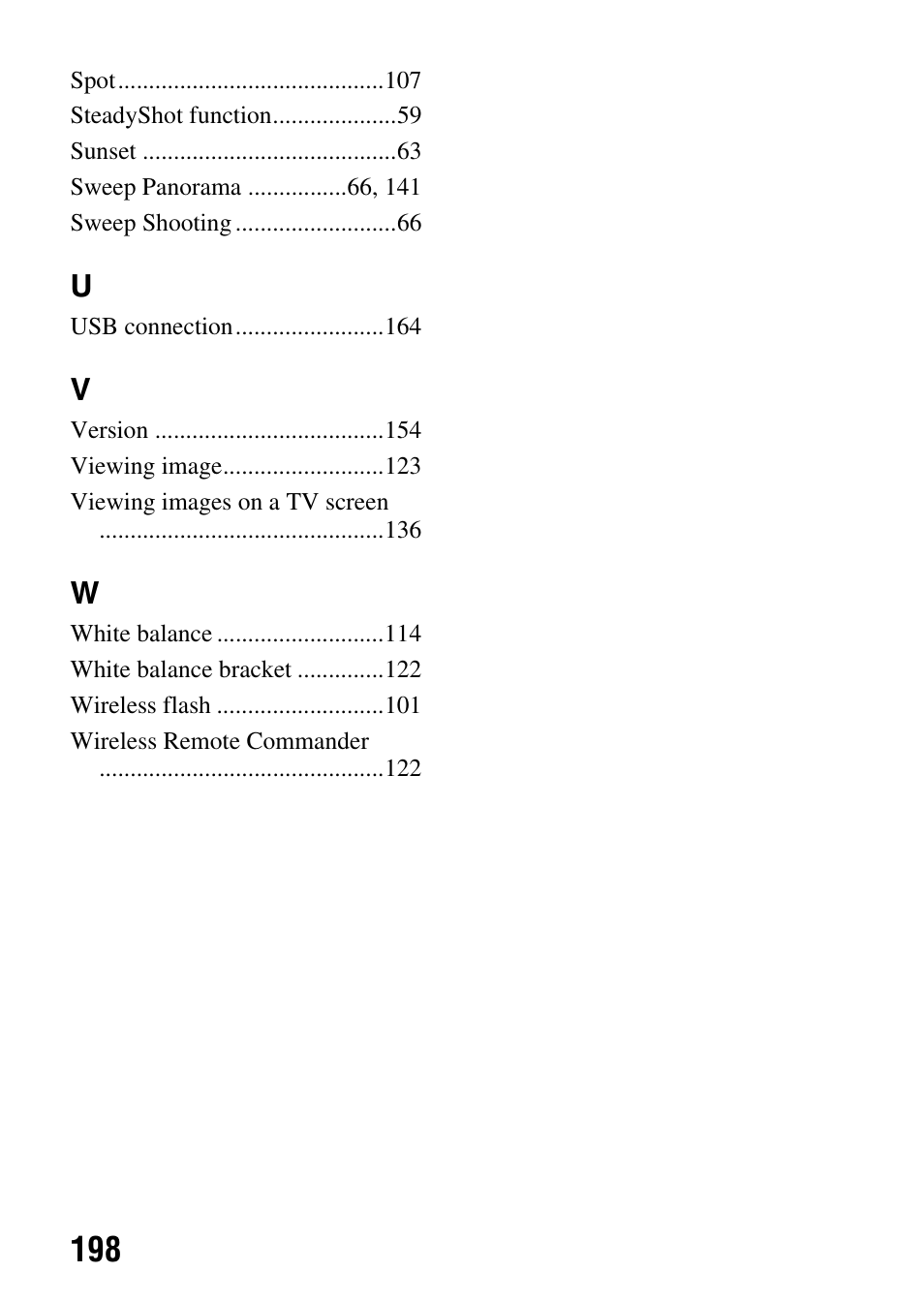 Sony DSLR-A580L User Manual | Page 198 / 199