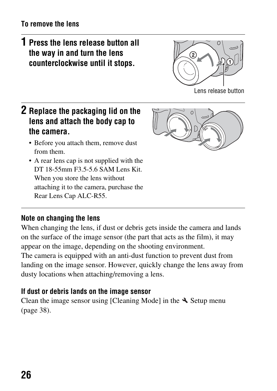 N (26) | Sony DSLR-A580L User Manual | Page 26 / 199