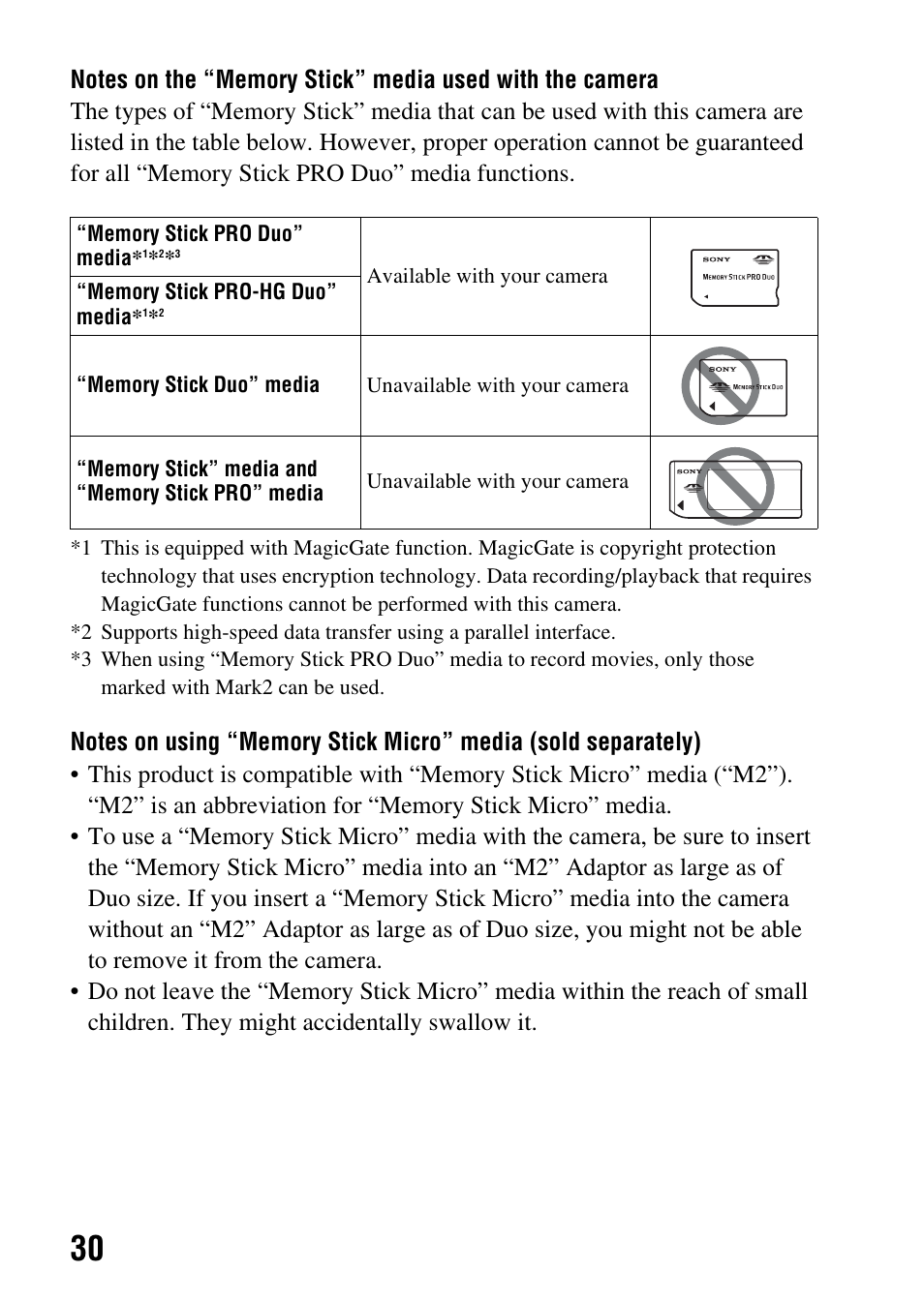 Sony DSLR-A580L User Manual | Page 30 / 199