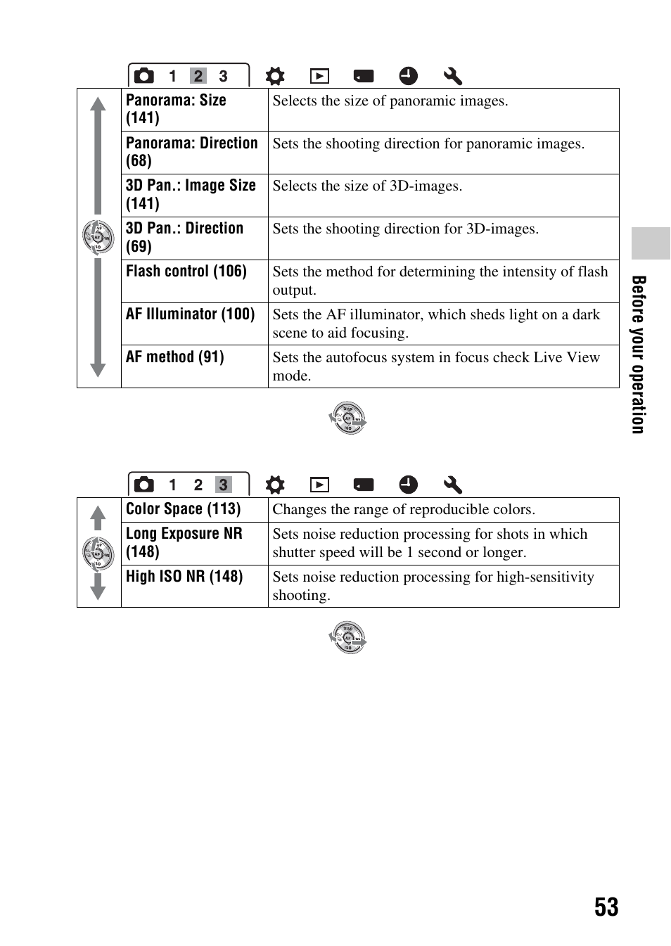 Sony DSLR-A580L User Manual | Page 53 / 199