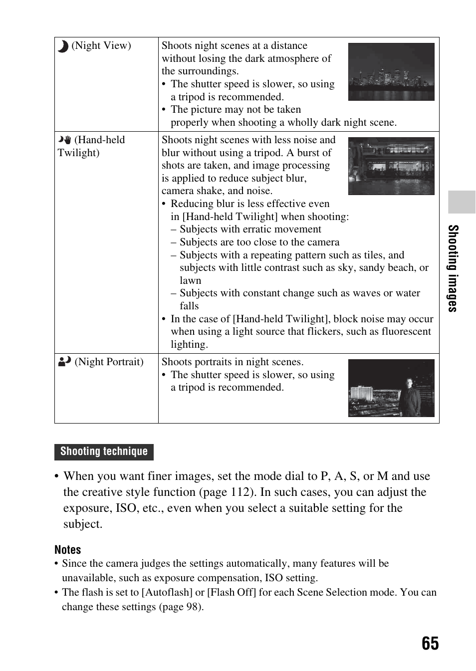 Sony DSLR-A580L User Manual | Page 65 / 199