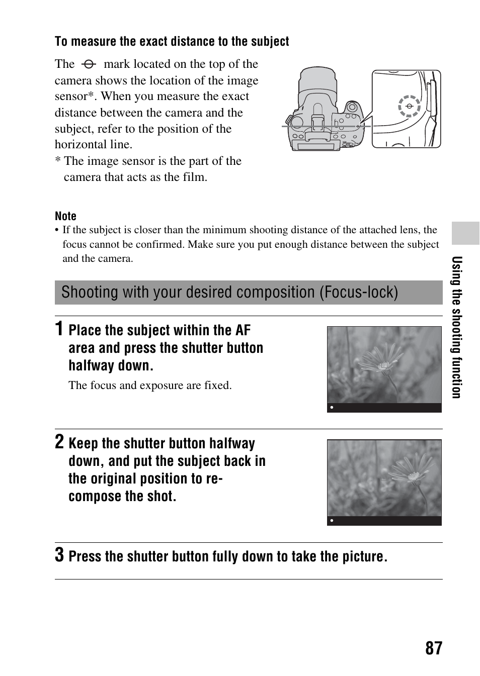 Sony DSLR-A580L User Manual | Page 87 / 199