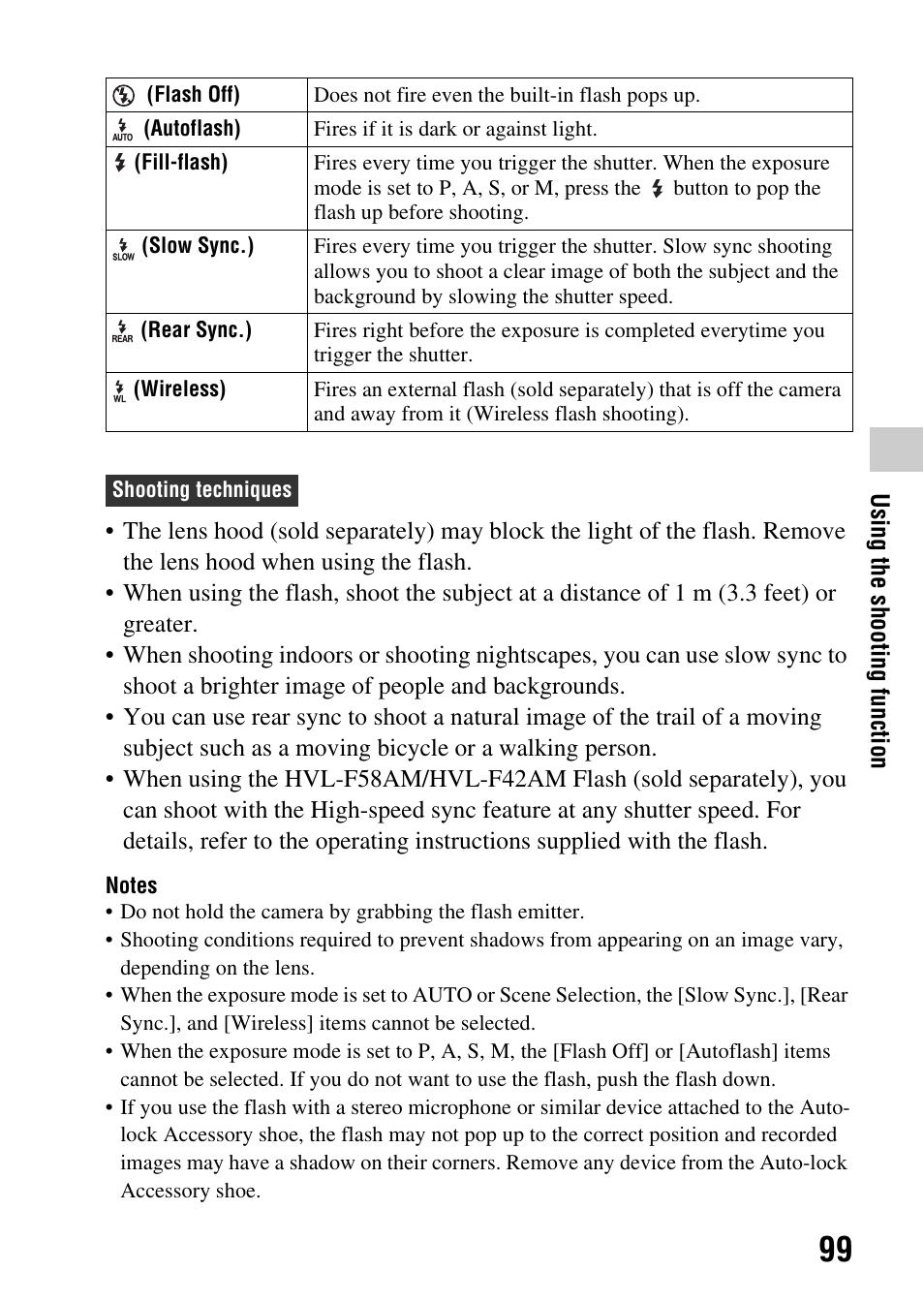 Sony DSLR-A580L User Manual | Page 99 / 199