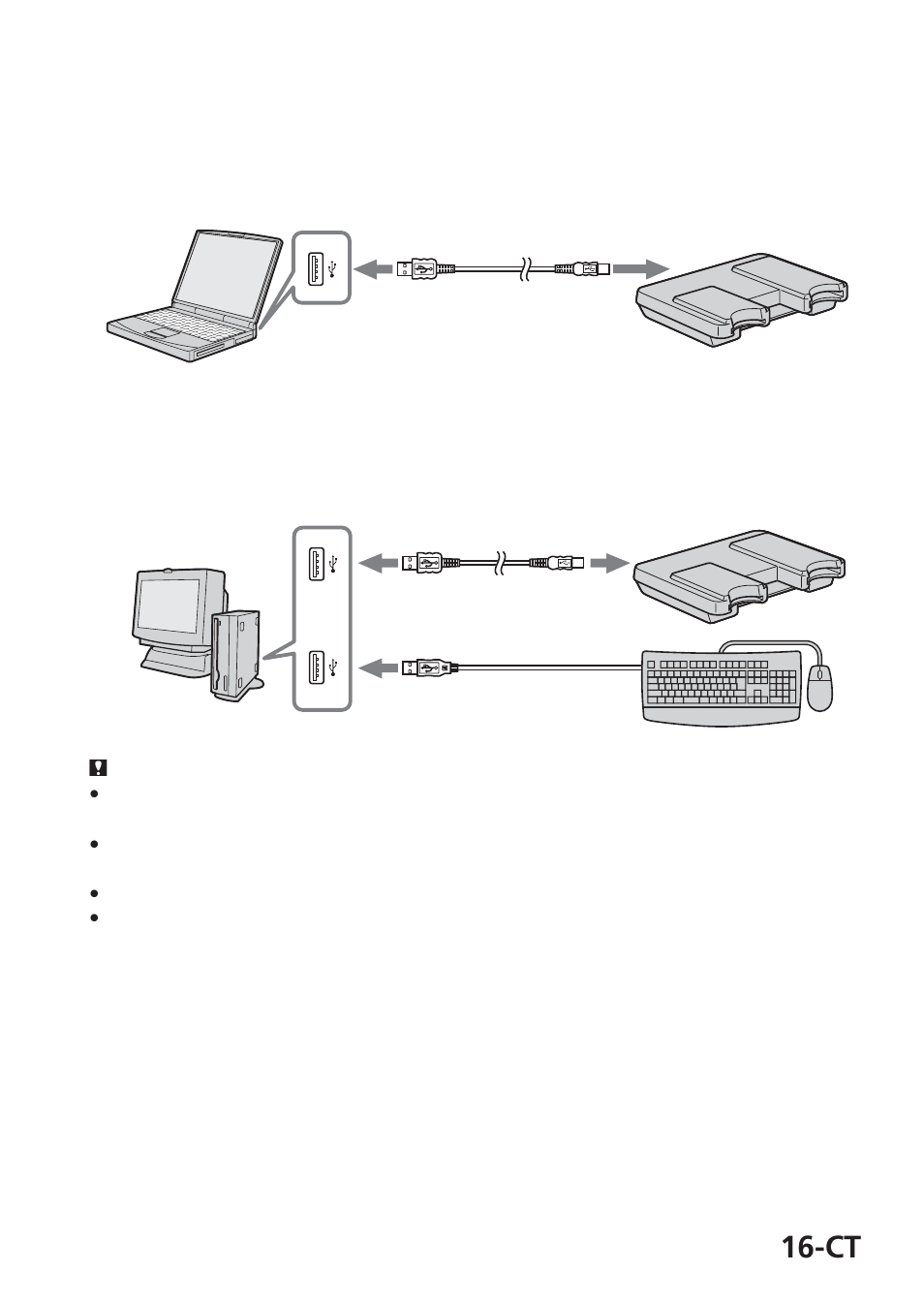 Ct 連接本機的推薦方法 | Sony MSAC-USM1 User Manual | Page 124 / 178