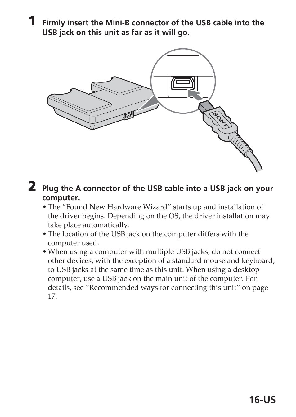 Sony MSAC-USM1 User Manual | Page 16 / 178