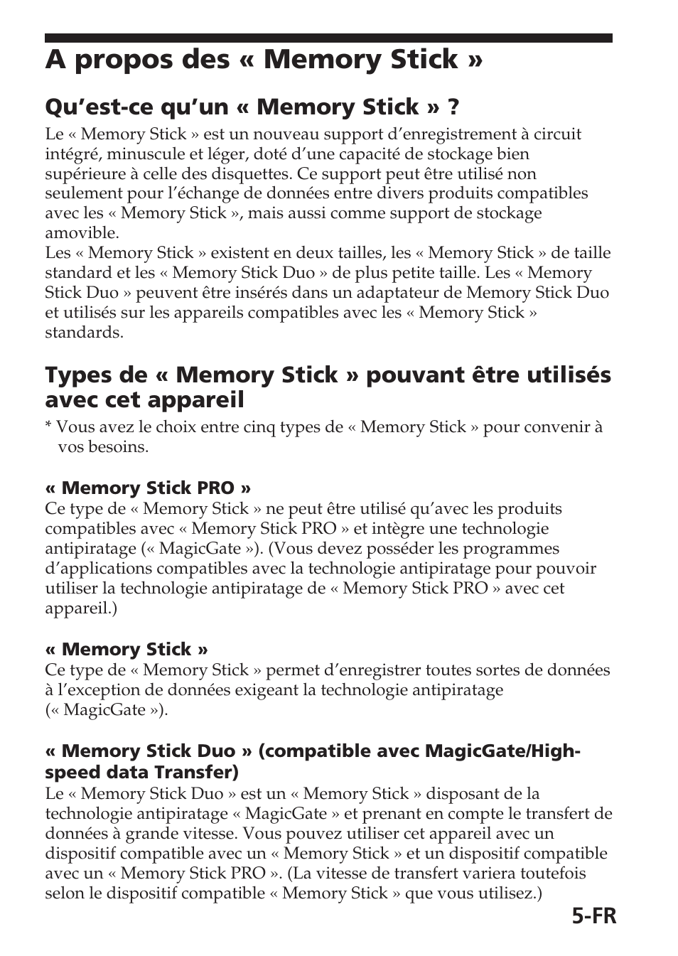 Sony MSAC-USM1 User Manual | Page 42 / 178