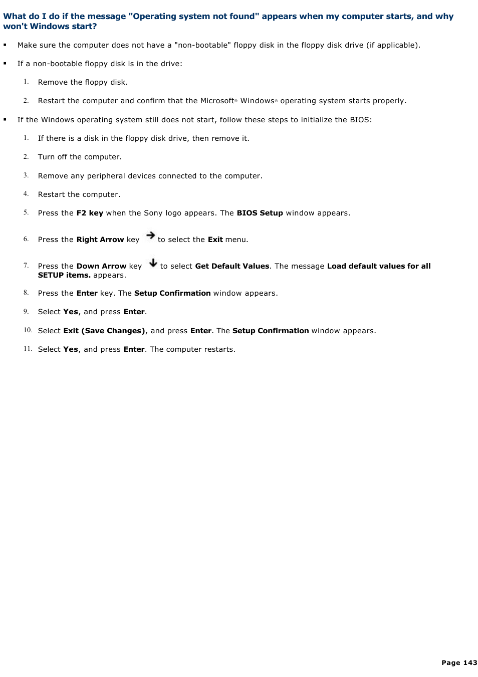 Sony VGN-T270P User Manual | Page 143 / 220