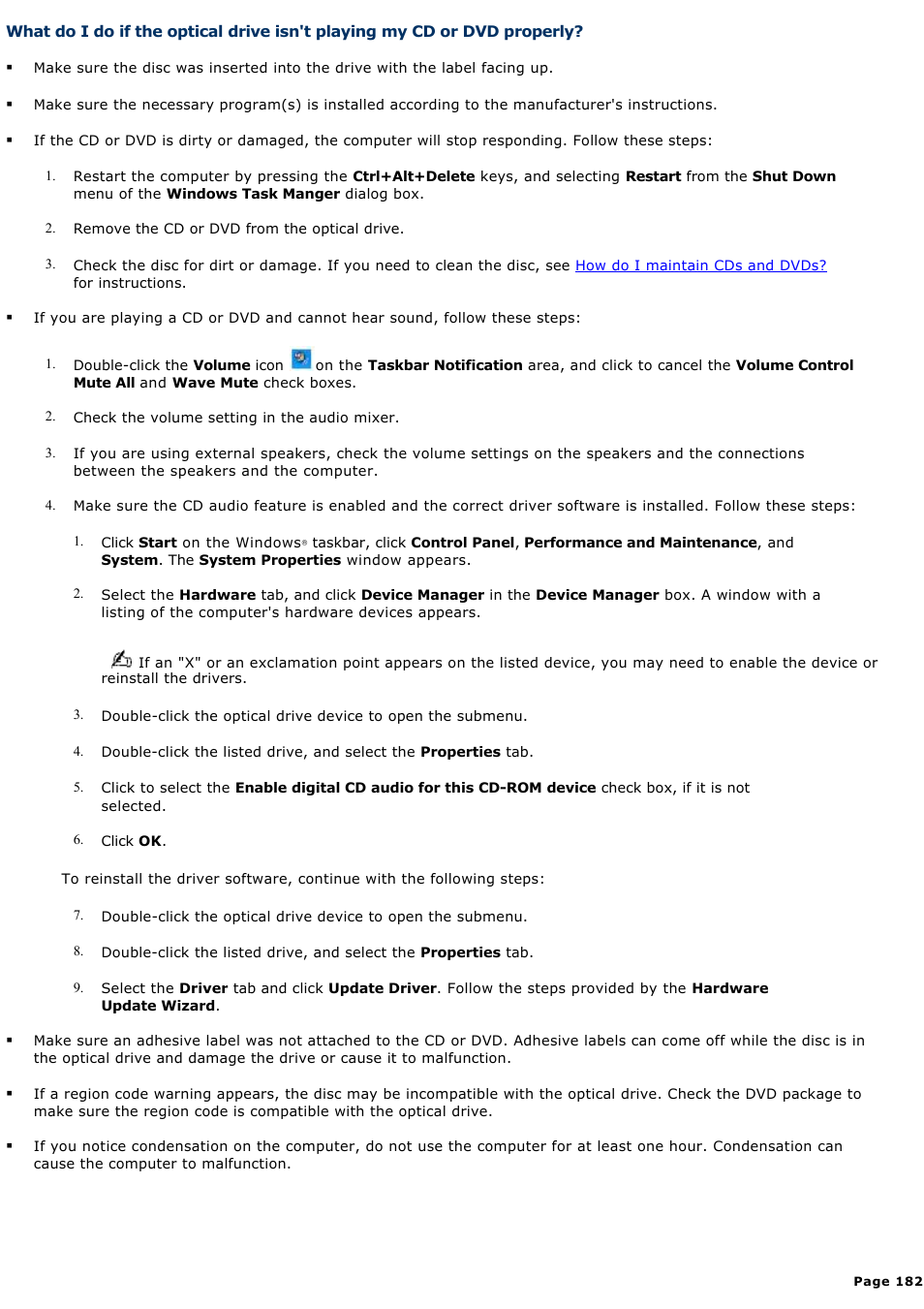 Sony VGN-T270P User Manual | Page 182 / 220