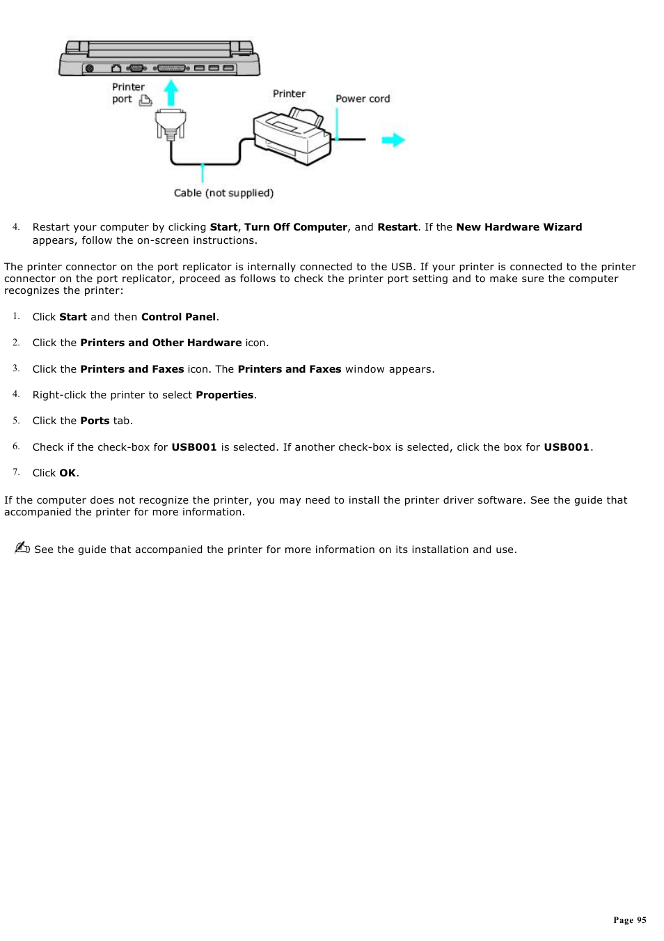 Sony VGN-T270P User Manual | Page 95 / 220