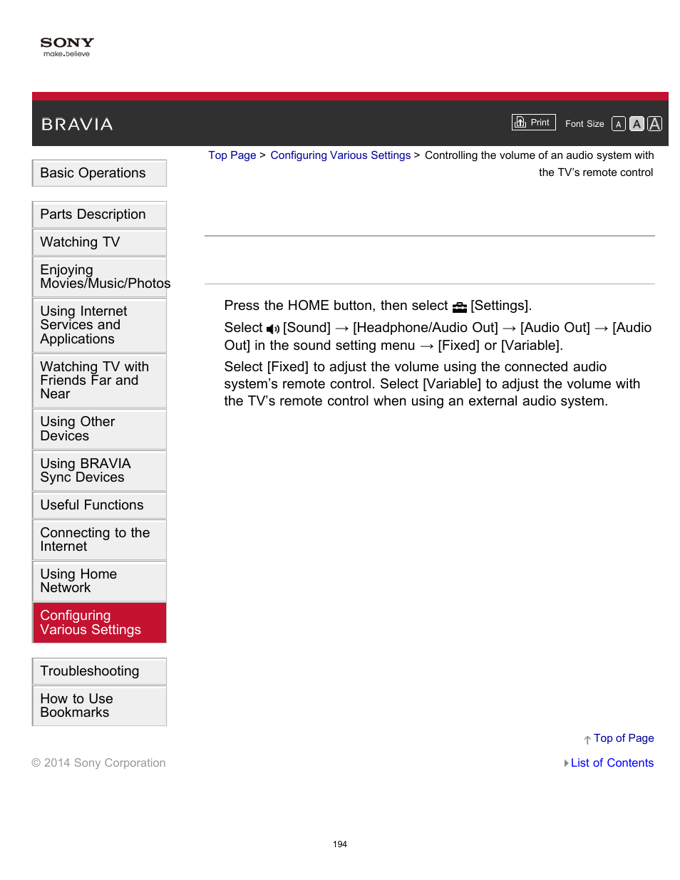 Sony XBR-55X900B User Manual | Page 200 / 255