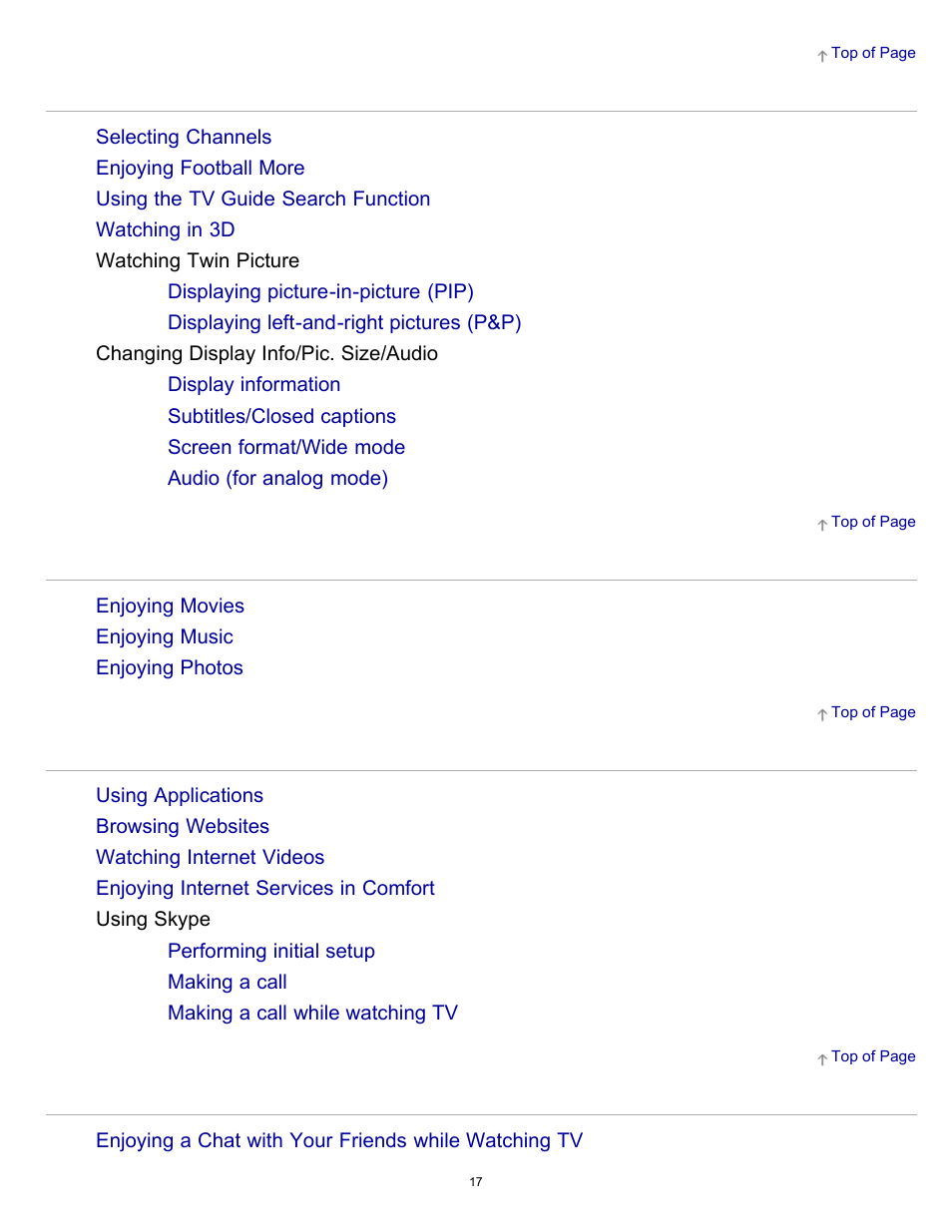 Sony XBR-55X900B User Manual | Page 23 / 255