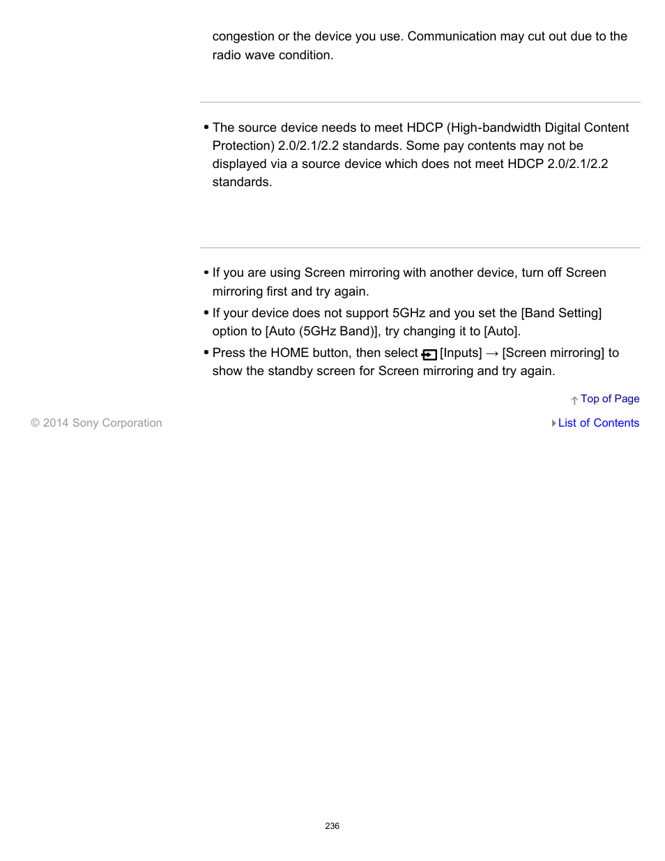 Some pay contents cannot be played | Sony XBR-55X900B User Manual | Page 242 / 255