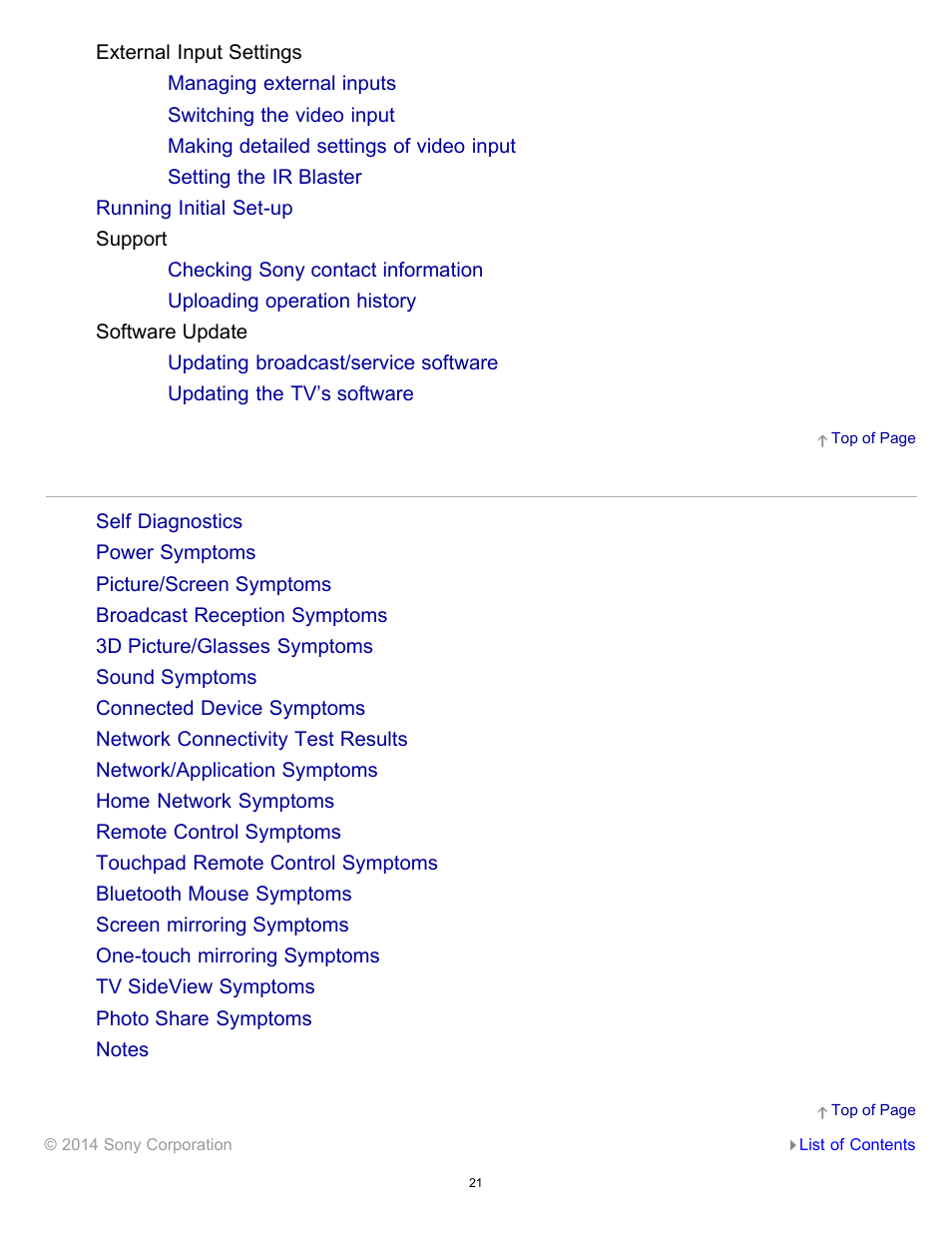 Sony XBR-55X900B User Manual | Page 27 / 255
